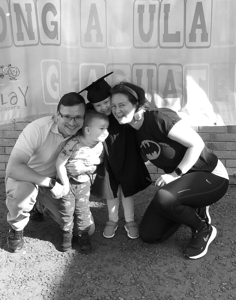 Norma Thallon and her family